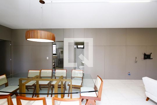 Sala de apartamento para alugar com 4 quartos, 185m² em Belvedere, Belo Horizonte