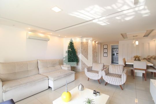 Sala de apartamento à venda com 4 quartos, 166m² em Barra Olímpica, Rio de Janeiro