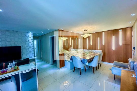 Sala de apartamento à venda com 2 quartos, 73m² em Vila Barros, Guarulhos