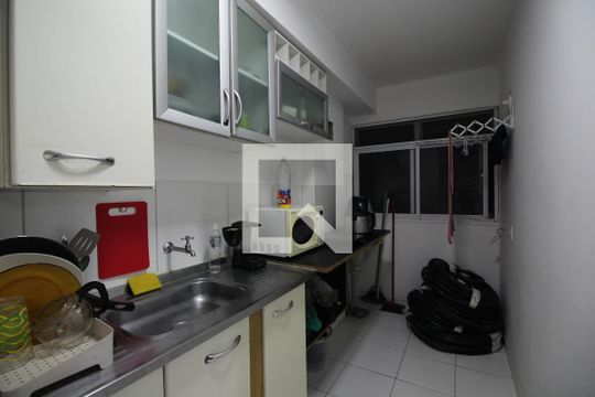 Cozinha de apartamento à venda com 2 quartos, 48m² em Jacarepaguá, Rio de Janeiro