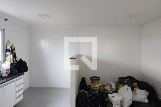 Sala e Cozinha integrada  de kitnet/studio para alugar com 1 quarto, 42m² em Jardim Tranquilidade, Guarulhos