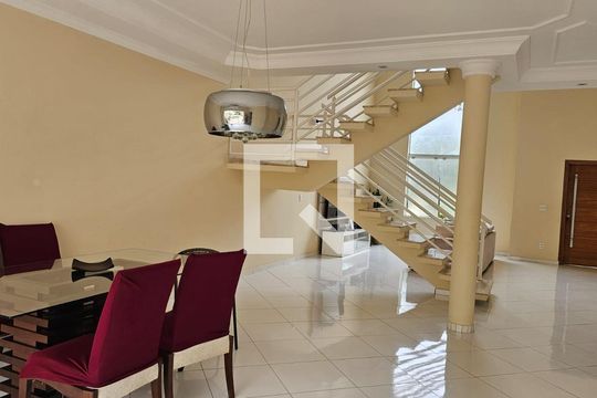 Sala de casa de condomínio para alugar com 4 quartos, 360m² em Altos da Bela Vista, Indaiatuba