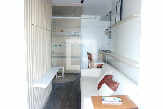 Sala  de apartamento para alugar com 1 quarto, 51m² em Picanço, Guarulhos
