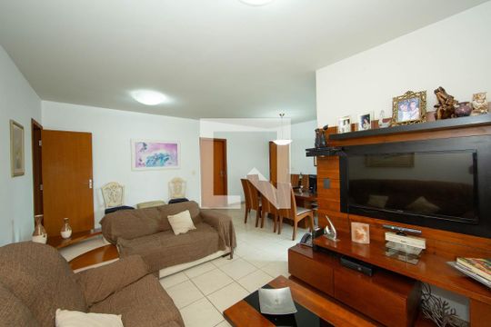 SALA de apartamento à venda com 3 quartos, 125m² em Buritis, Belo Horizonte