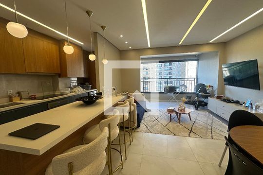 Sala de apartamento para alugar com 3 quartos, 89m² em Alphaville, Barueri