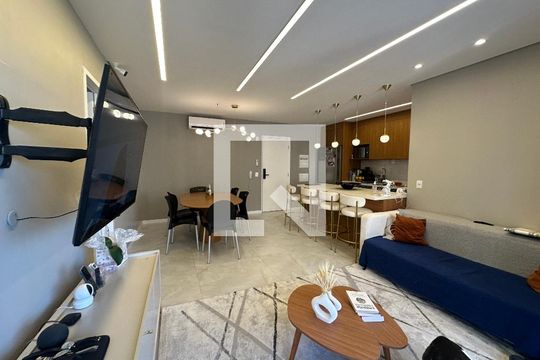 Sala de apartamento para alugar com 3 quartos, 89m² em Alphaville, Barueri
