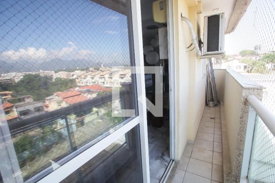 Varanda da Sala de apartamento à venda com 2 quartos, 177m² em Pechincha, Rio de Janeiro