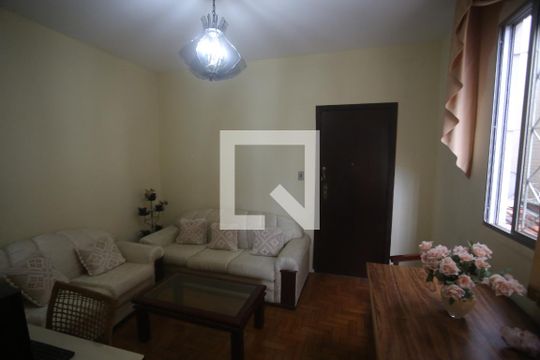 Sala de apartamento à venda com 3 quartos, 100m² em Caiçaras, Belo Horizonte