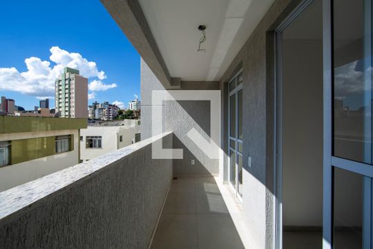 Varanda da Sala de apartamento à venda com 3 quartos, 71m² em Coração Eucarístico, Belo Horizonte