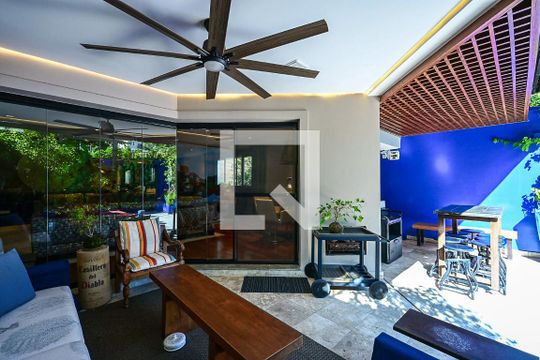 Varanda de casa de condomínio para alugar com 3 quartos, 420m² em Jardim Panorama, São Paulo