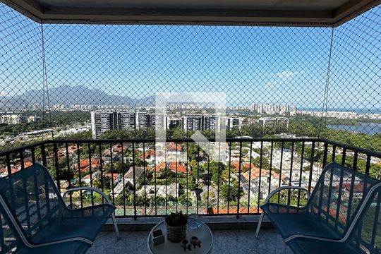 Varanda de apartamento à venda com 3 quartos, 105m² em Barra da Tijuca, Rio de Janeiro