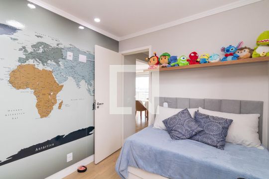 Quarto 2 de apartamento à venda com 2 quartos, 46m² em Vila Ré, São Paulo