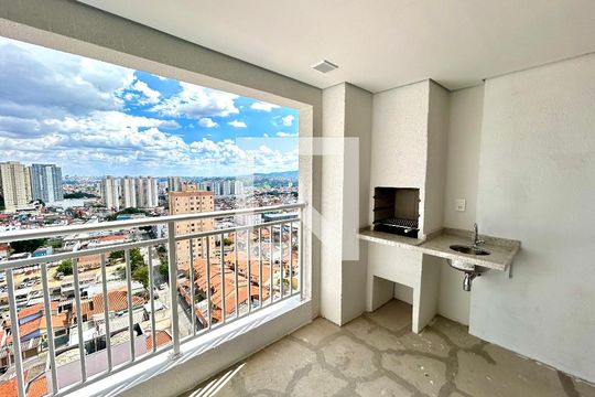 Varanda da Sala de apartamento à venda com 1 quarto, 48m² em Picanço, Guarulhos