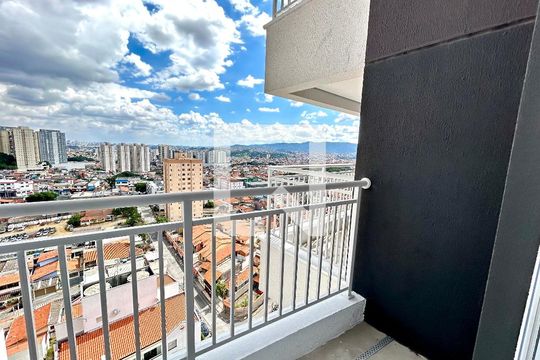 Varanda do Quarto de apartamento à venda com 1 quarto, 48m² em Picanço, Guarulhos