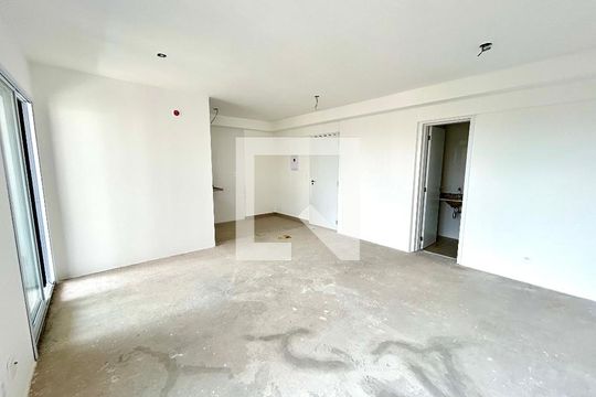 Sala e Quarto de apartamento à venda com 1 quarto, 48m² em Picanço, Guarulhos