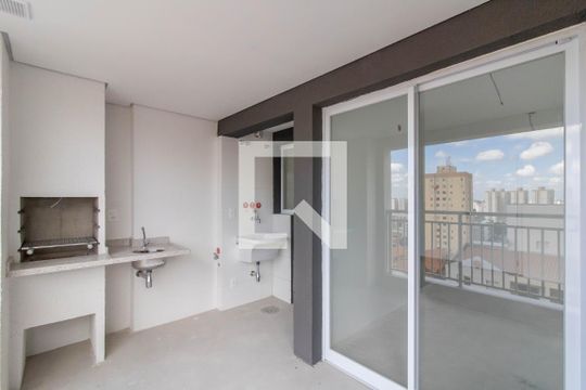 Varanda Gourmet de apartamento à venda com 1 quarto, 50m² em Picanço, Guarulhos