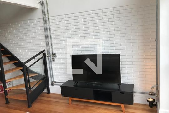 Sala de apartamento à venda com 1 quarto, 75m² em Cerqueira César, São Paulo