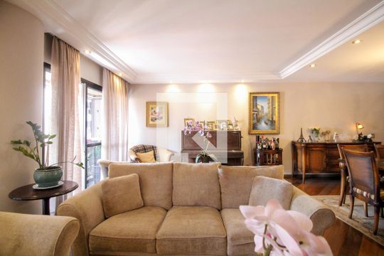Sala de apartamento à venda com 4 quartos, 186m² em Tatuapé, São Paulo