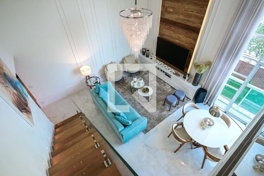 Vista para Sala de apartamento à venda com 4 quartos, 211m² em Parque do Morumbi, São Paulo