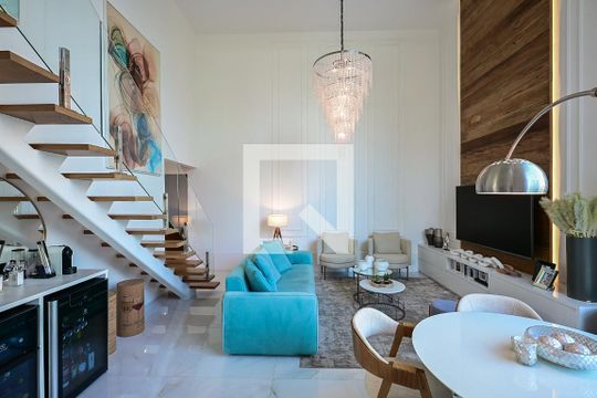 Sala de apartamento à venda com 4 quartos, 211m² em Parque do Morumbi, São Paulo