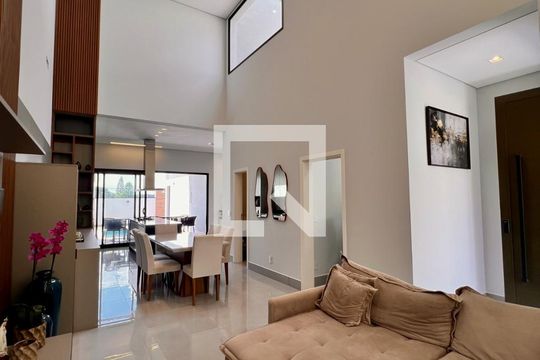 Sala de casa de condomínio à venda com 3 quartos, 300m² em Jardim America II, Campinas