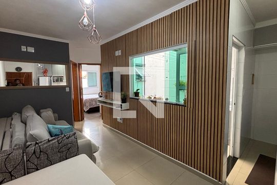 Sala - Sala de Jantar de apartamento à venda com 2 quartos, 47m² em Parque Erasmo Assunção, Santo André