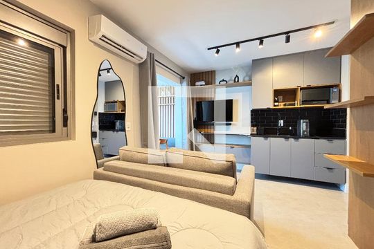 Studio de kitnet/studio para alugar com 1 quarto, 44m² em Vila Nova Conceição, São Paulo