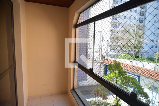 Varanda da Sala de apartamento à venda com 3 quartos, 114m² em Vila Eldizia, Santo André
