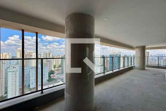 Varanda de apartamento à venda com 3 quartos, 198m² em Campo Belo, São Paulo