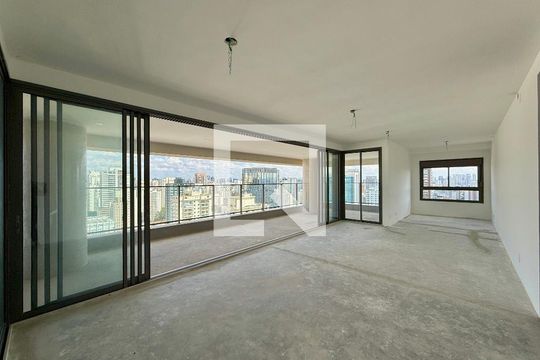 Sala de apartamento à venda com 3 quartos, 198m² em Campo Belo, São Paulo