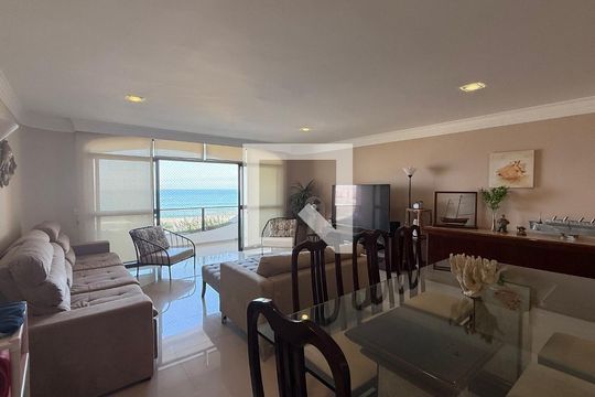 Sala de apartamento para alugar com 4 quartos, 196m² em Centro, Guarujá