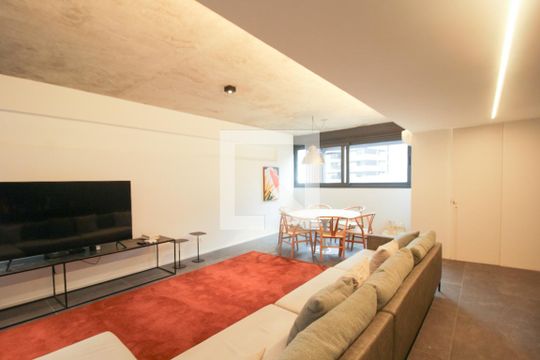 Sala de apartamento à venda com 1 quarto, 152m² em Vila Madalena, São Paulo