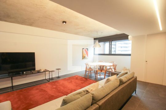 Sala de apartamento à venda com 1 quarto, 152m² em Vila Madalena, São Paulo