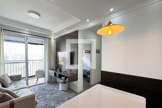 Sala de apartamento para alugar com 2 quartos, 55m² em Jardim Olavo Bilac, São Bernardo do Campo