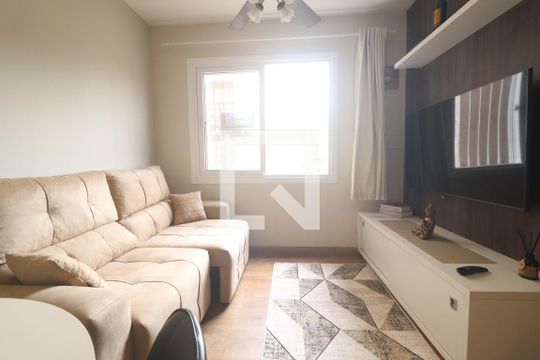 Sala de apartamento à venda com 2 quartos, 67m² em Vila Nova, Novo Hamburgo