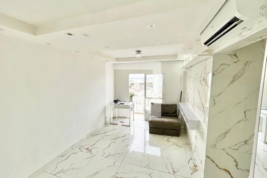Sala de apartamento à venda com 1 quarto, 54m² em Lauzane Paulista, São Paulo