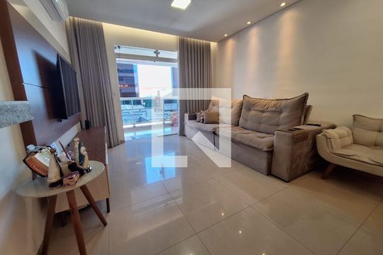 Sala de apartamento à venda com 2 quartos, 97m² em Vale das Orquídeas, Contagem