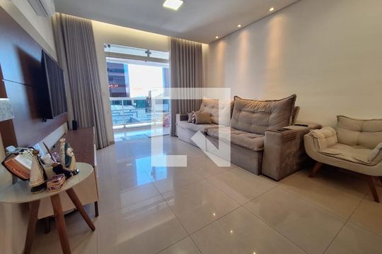 Sala de apartamento à venda com 2 quartos, 97m² em Vale das Orquídeas, Contagem