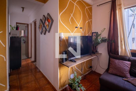 Detalhe Sala de apartamento à venda com 2 quartos, 47m² em Jardim Jussara, São Paulo