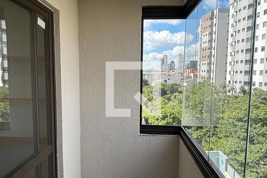 Varanda da Sala de apartamento à venda com 2 quartos, 56m² em Parque das Nações, Santo André