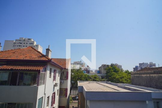 Sala_Quarto _Vista de apartamento para alugar com 1 quarto, 30m² em Rio Branco, Porto Alegre