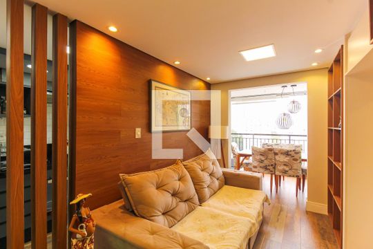 Sala de apartamento à venda com 2 quartos, 60m² em Tatuapé, São Paulo