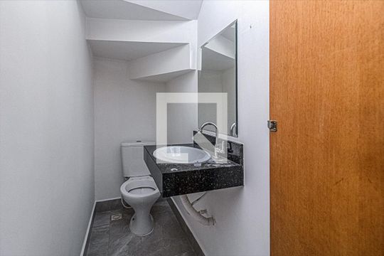 lavabo_1 de casa de condomínio para alugar com 3 quartos, 130m² em Vila Água Funda, São Paulo