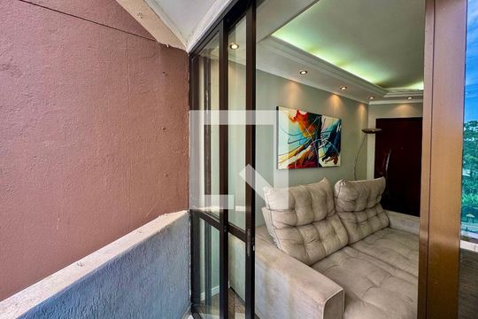 Varanda da Sala de apartamento à venda com 2 quartos, 67m² em Vila Santo Antonio, Guarulhos