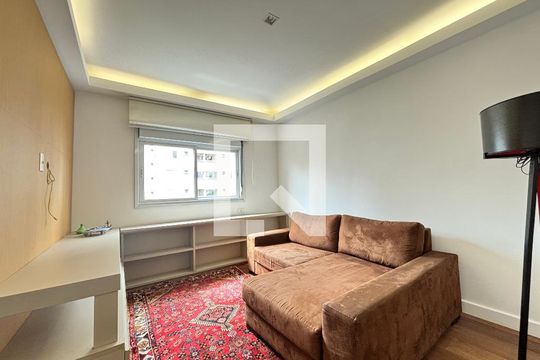 Sala de apartamento à venda com 1 quarto, 75m² em Vila Olímpia, São Paulo