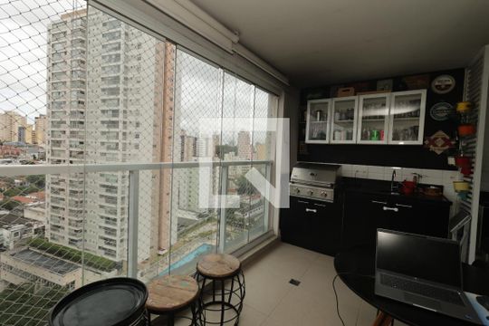 Varanda da Sala de apartamento à venda com 2 quartos, 76m² em Aclimação, São Paulo
