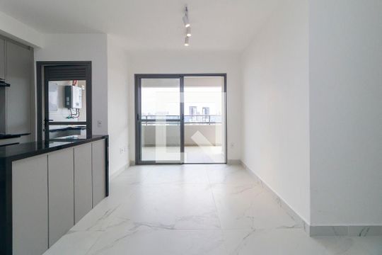 Sala de apartamento à venda com 2 quartos, 70m² em Brooklin, São Paulo