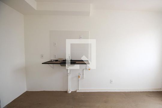 Sala / Cozinha / Área de Serviço de kitnet/studio à venda com 1 quarto, 24m² em Paraíso do Morumbi, São Paulo