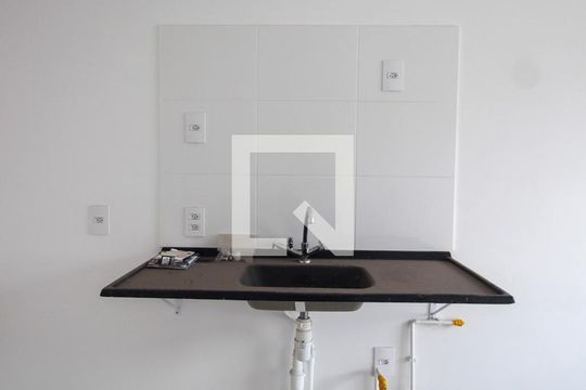 Sala / Cozinha / Área de Serviço de kitnet/studio à venda com 1 quarto, 24m² em Paraíso do Morumbi, São Paulo
