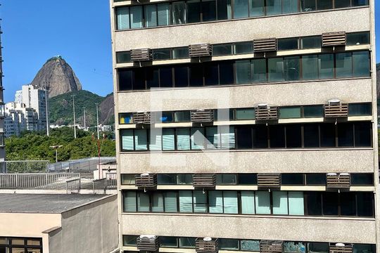 VISTA DA SALA de apartamento à venda com 3 quartos, 149m² em Botafogo, Rio de Janeiro